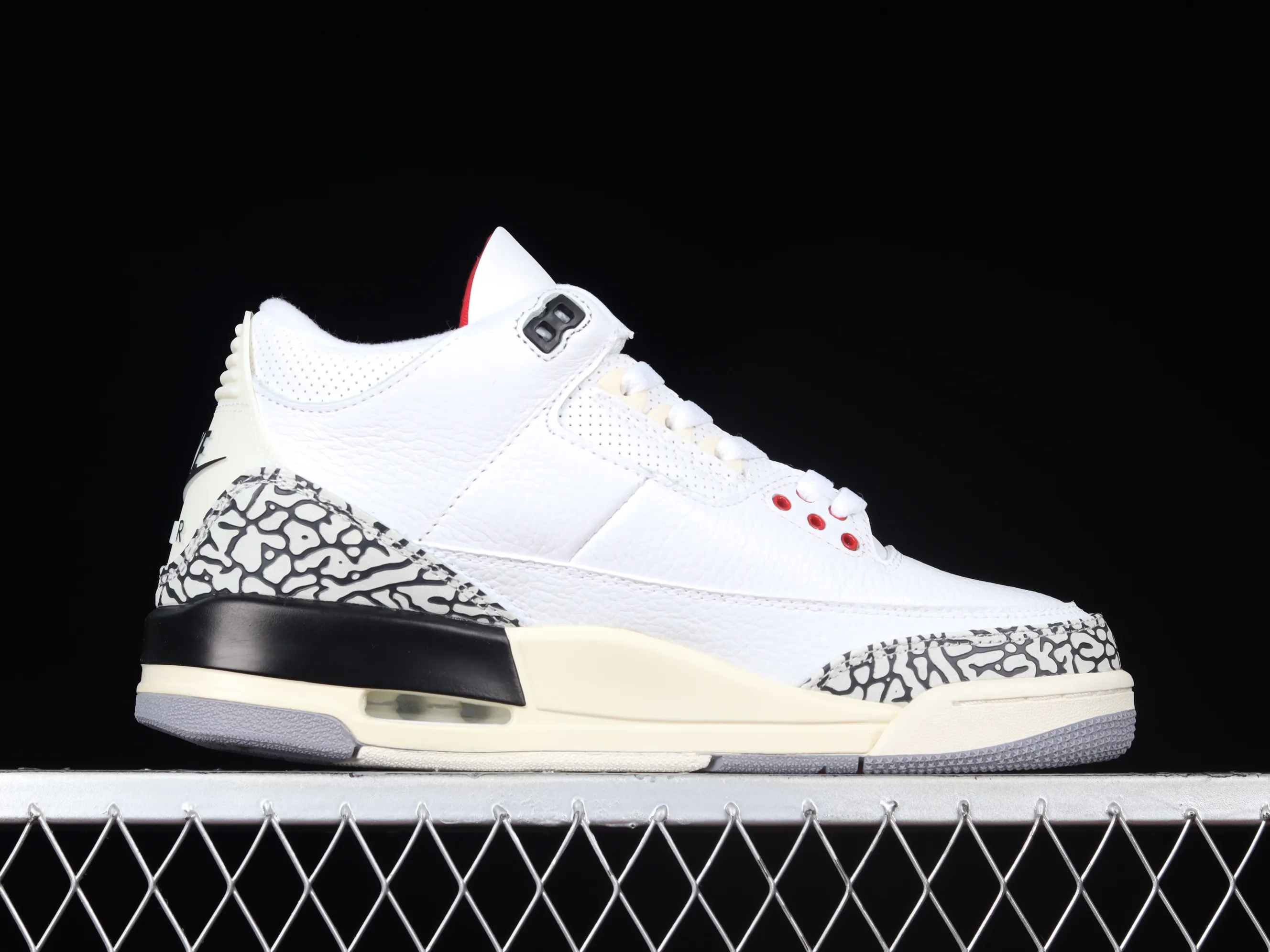 All categories Air Jordan Jordan series basketball shoes Air Jordan 3 Air Jordan 3 Retro "Fire Red" AJ3 Joe 3 new white cement DN3707-100